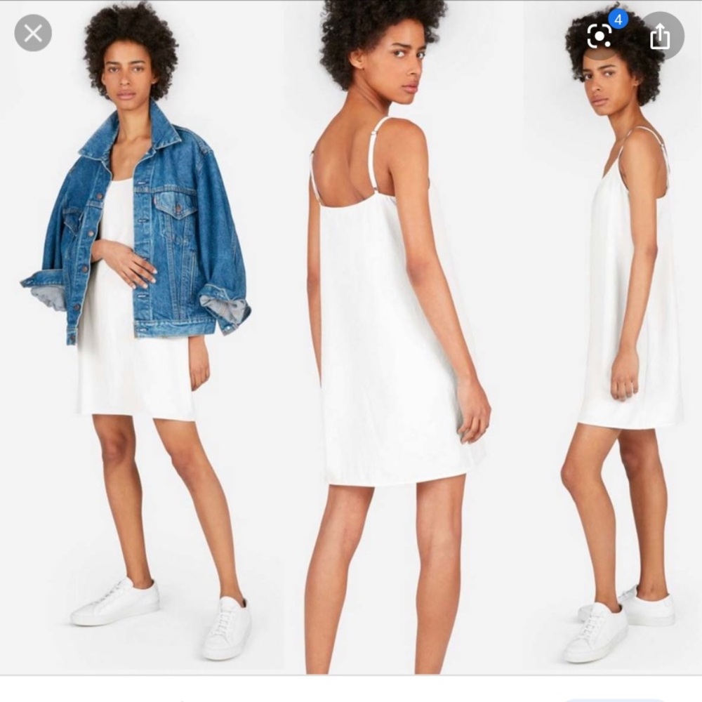 White Everlane Mini Dress